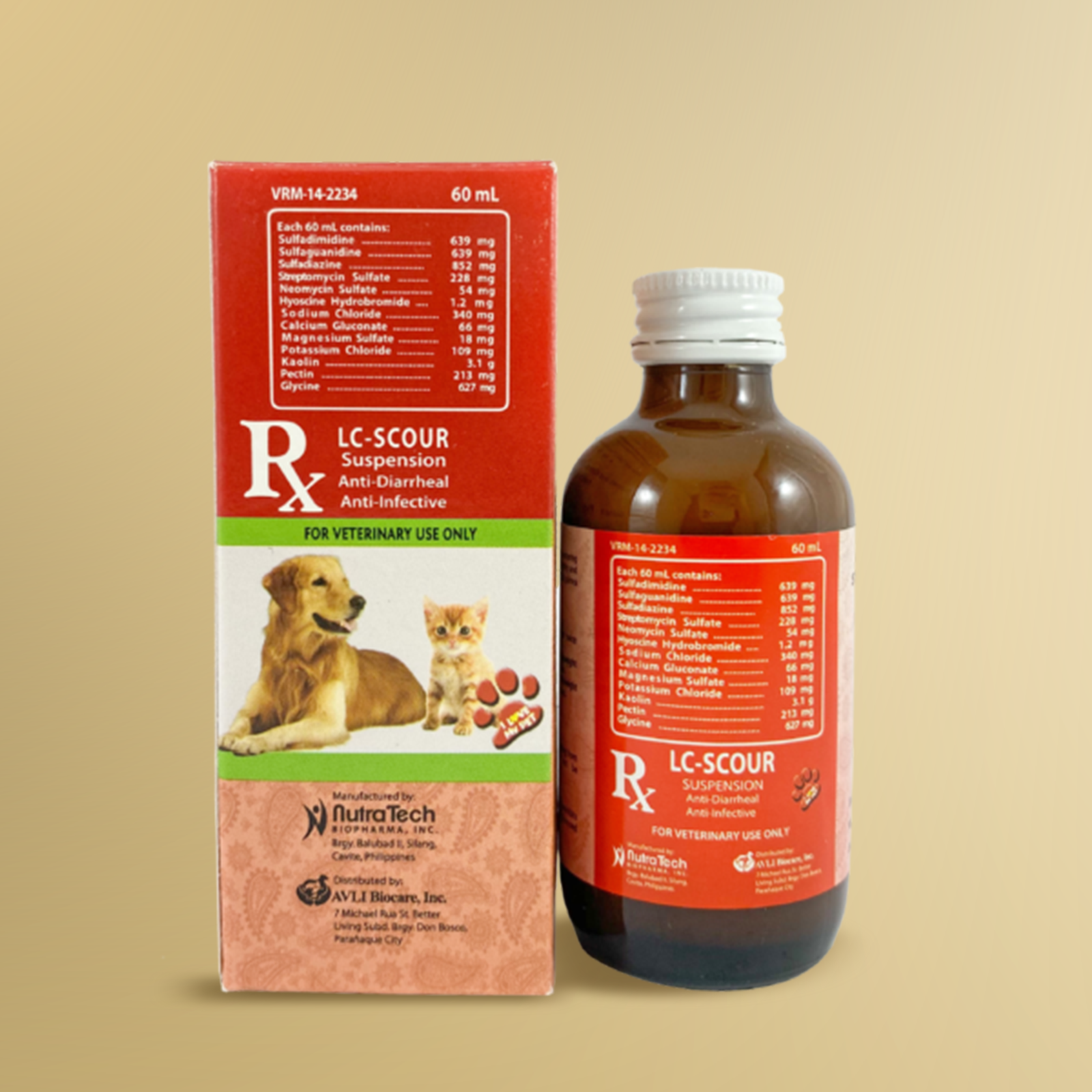 LC-Scour Suspension Anti-Diarrheal Anti-Infective 60 ML